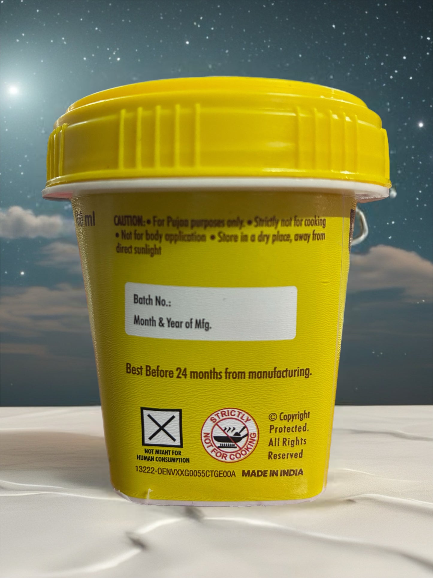 NAVIN PUJA GHEE 100ml jar pack of 10