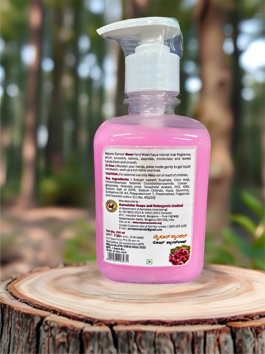 मायसोर सैंडल रोज हैंडवॉश 250ML