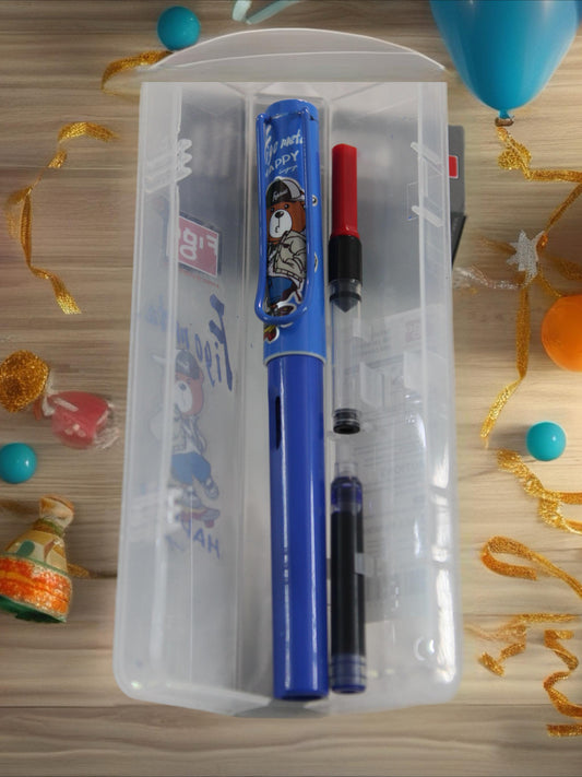 FIGO META FOUNTAIN PEN WITH FREE CATRIDGE AND AN INK FILLER