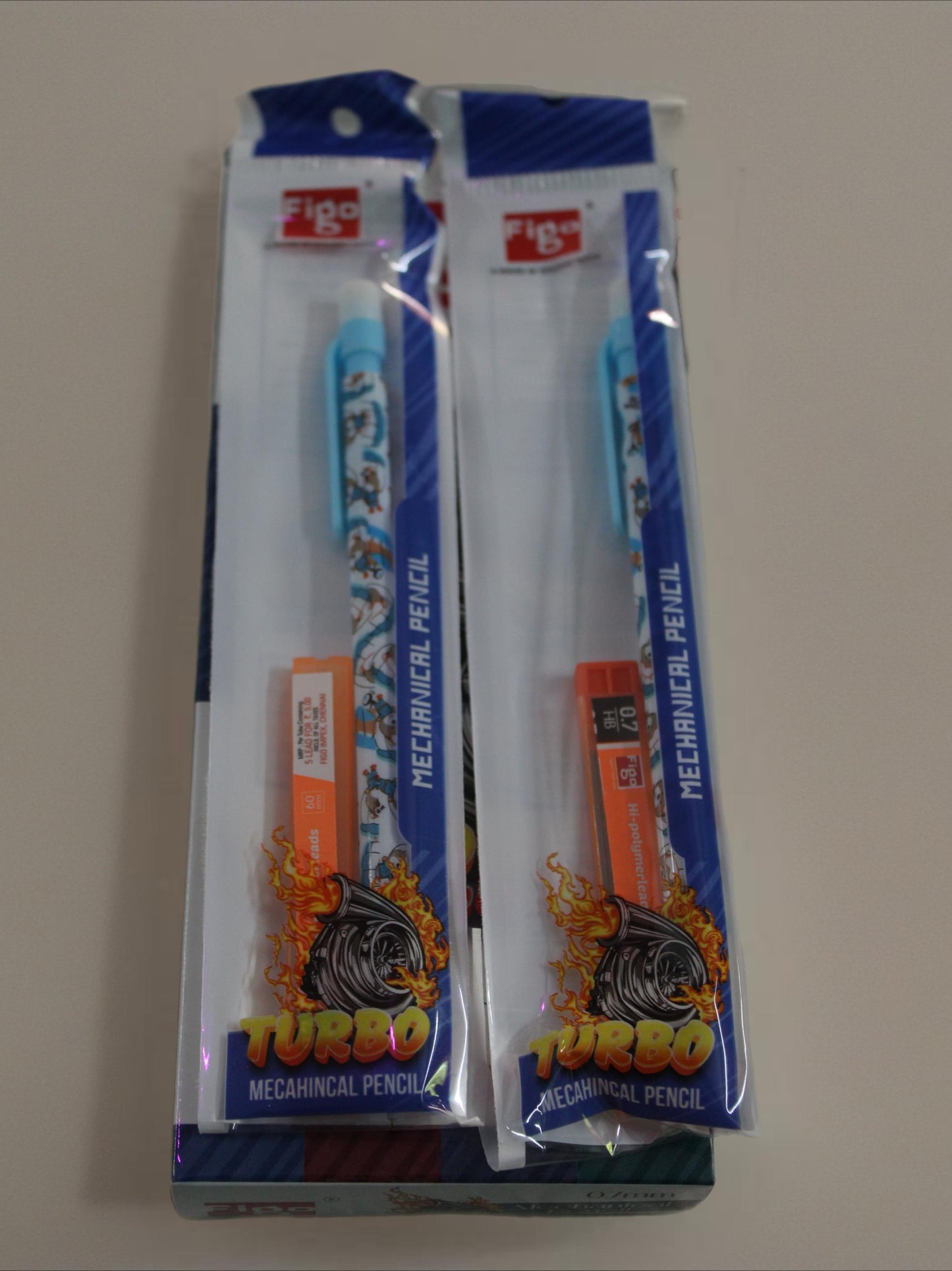 FIGO TURBO MECHANICAL PENCIL 0.7MM WITH LEAD WORTH Rs 5 FREE. PACK OF 10