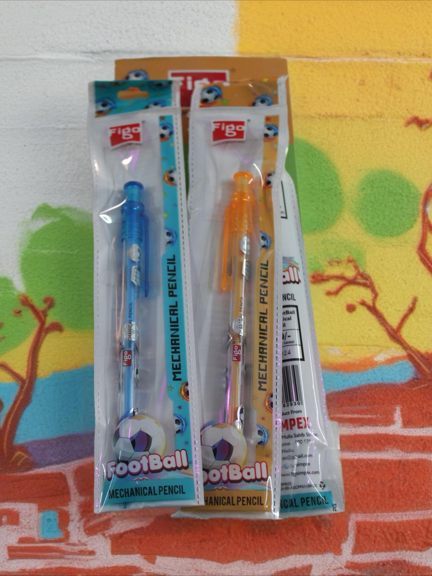 FIGO FOOTBALL MECHANICAL PENCIL 0.7MM PACK OF 10