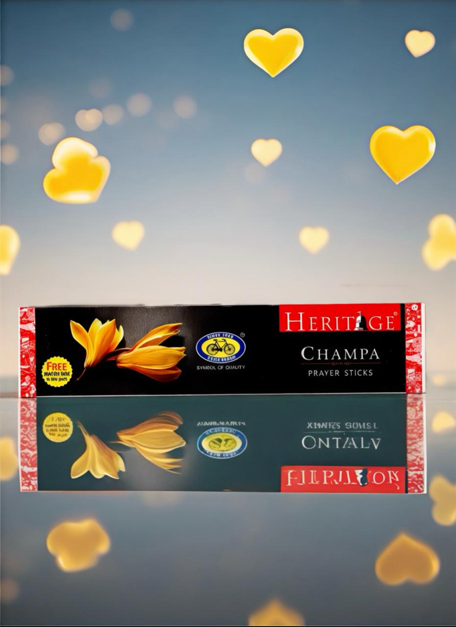 CYCLE HERITAGE CHAMPA 88G PLUS 1 NO MATCH BOX OF 35 STICKS
