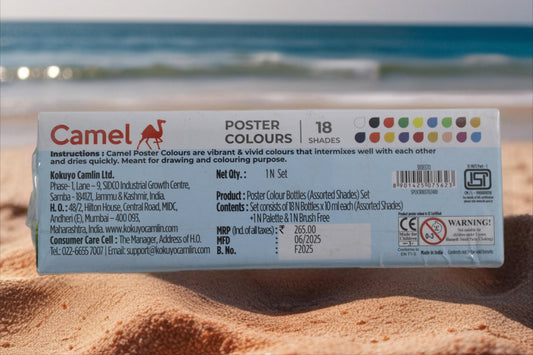 CAMEL POSTER COLOUR 18 SHADES