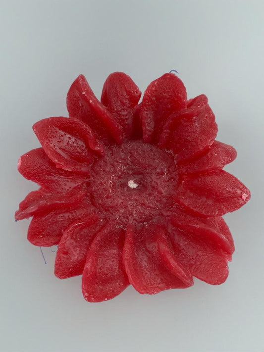 FLOATING CANDLES SET OF 10 FLORAL DESIGNED