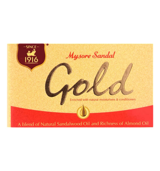 GOLD MYSORE SANDAL SOAP 125g
