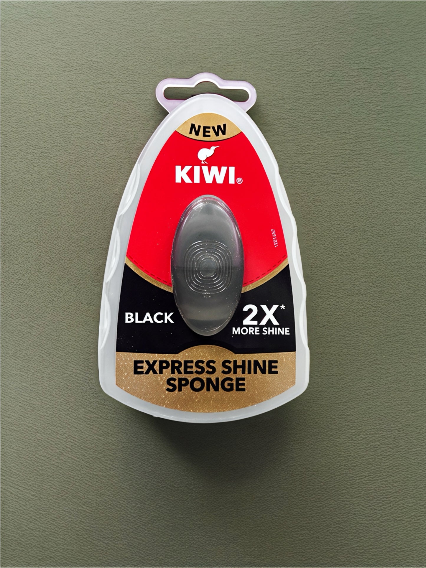 KIWI EXPRESS SHINE SPONGE BLACK 2x