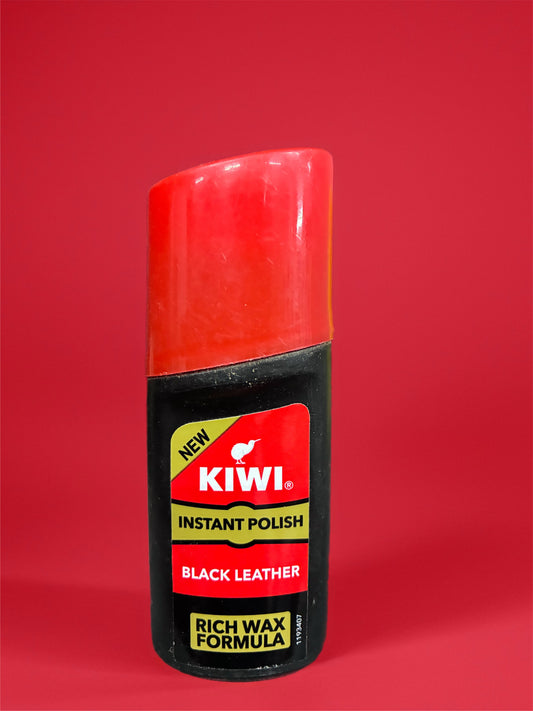 KIWI INSTANT POLISH BLACK LEATHER 40ml