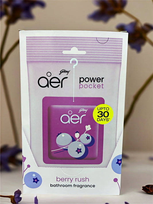 GODREJ AER POCKET GEL BERRY RUSH PACK OF 6