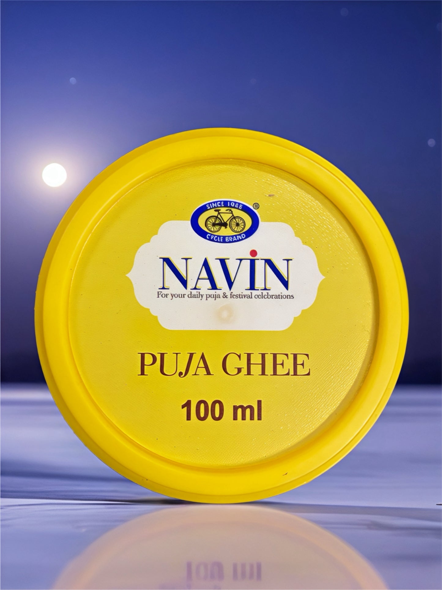 NAVIN PUJA GHEE 100ml jar pack of 10