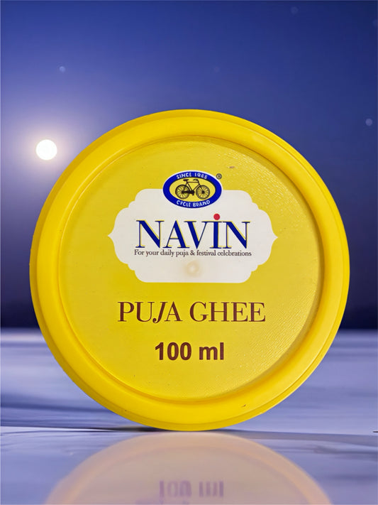NAVIN PUJA GHEE 100ml jar pack of 10