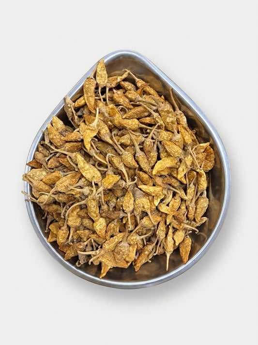 SUN DRIED CURD CHILLIES RAW WITH MIMIMUM SALT, MOR MIZHAGAI READY TO FRY PACK OF 100G