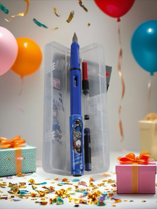 FIGO META FOUNTAIN PEN WITH FREE CATRIDGE AND AN INK FILLER