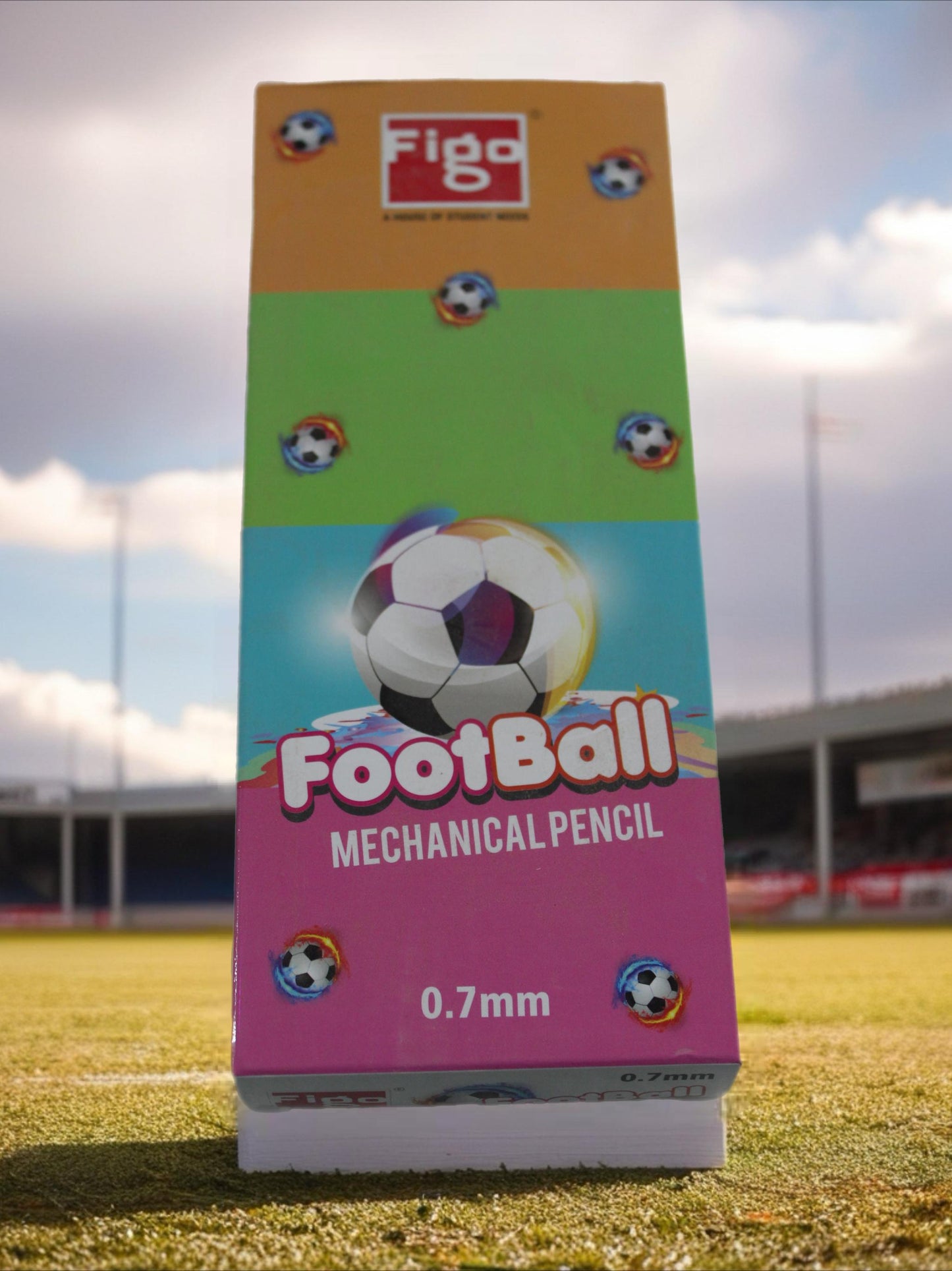 FIGO FOOTBALL MECHANICAL PENCIL 0.7MM PACK OF 10