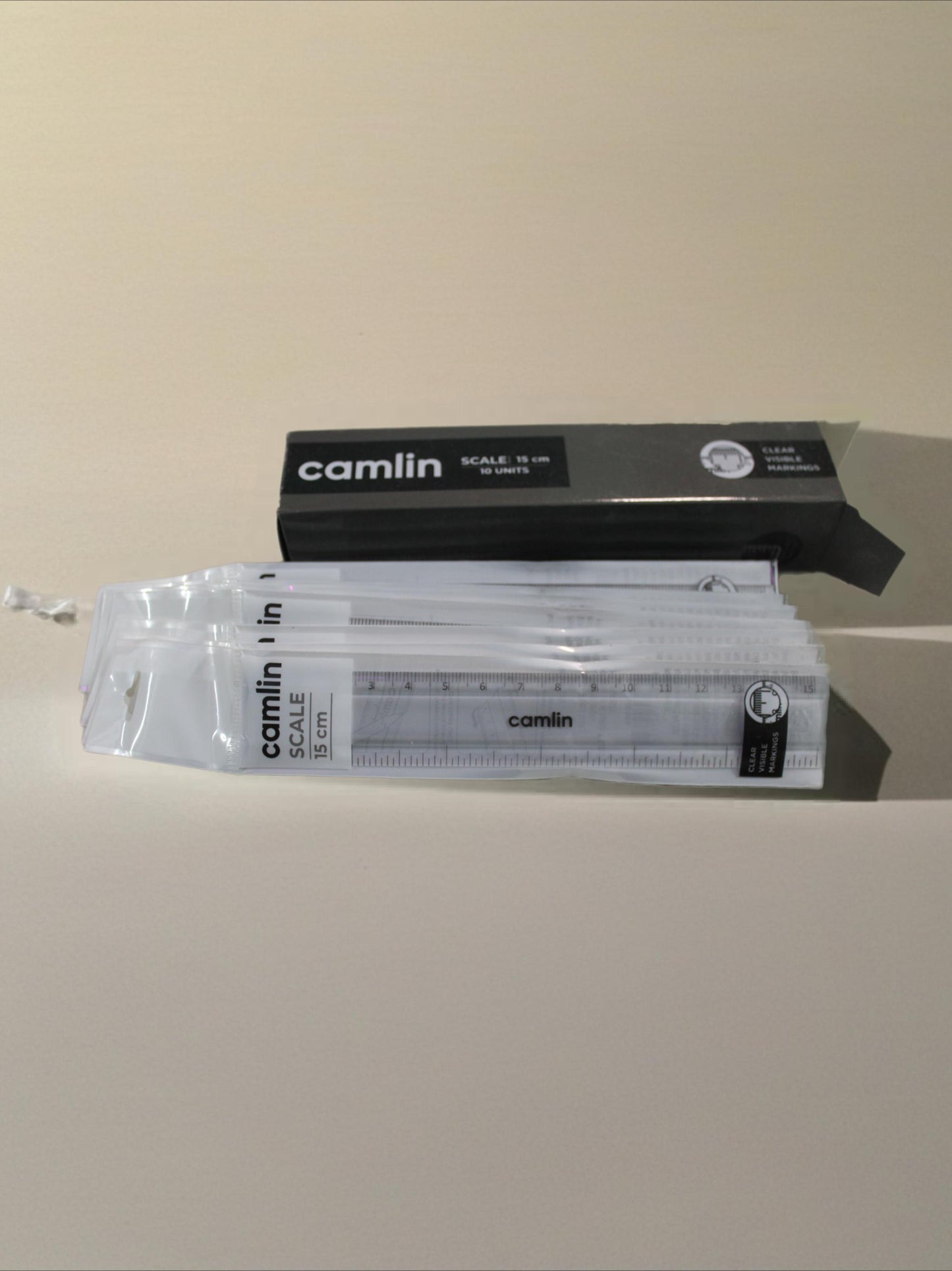 CAMLIN 15CM SCALE PACK OF 10