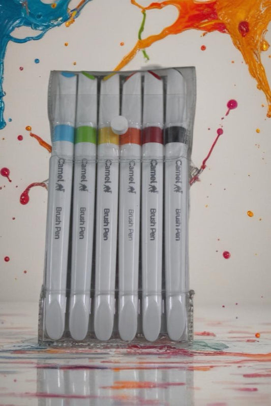 CAMLIN BRUSH PEN PACK OF 6