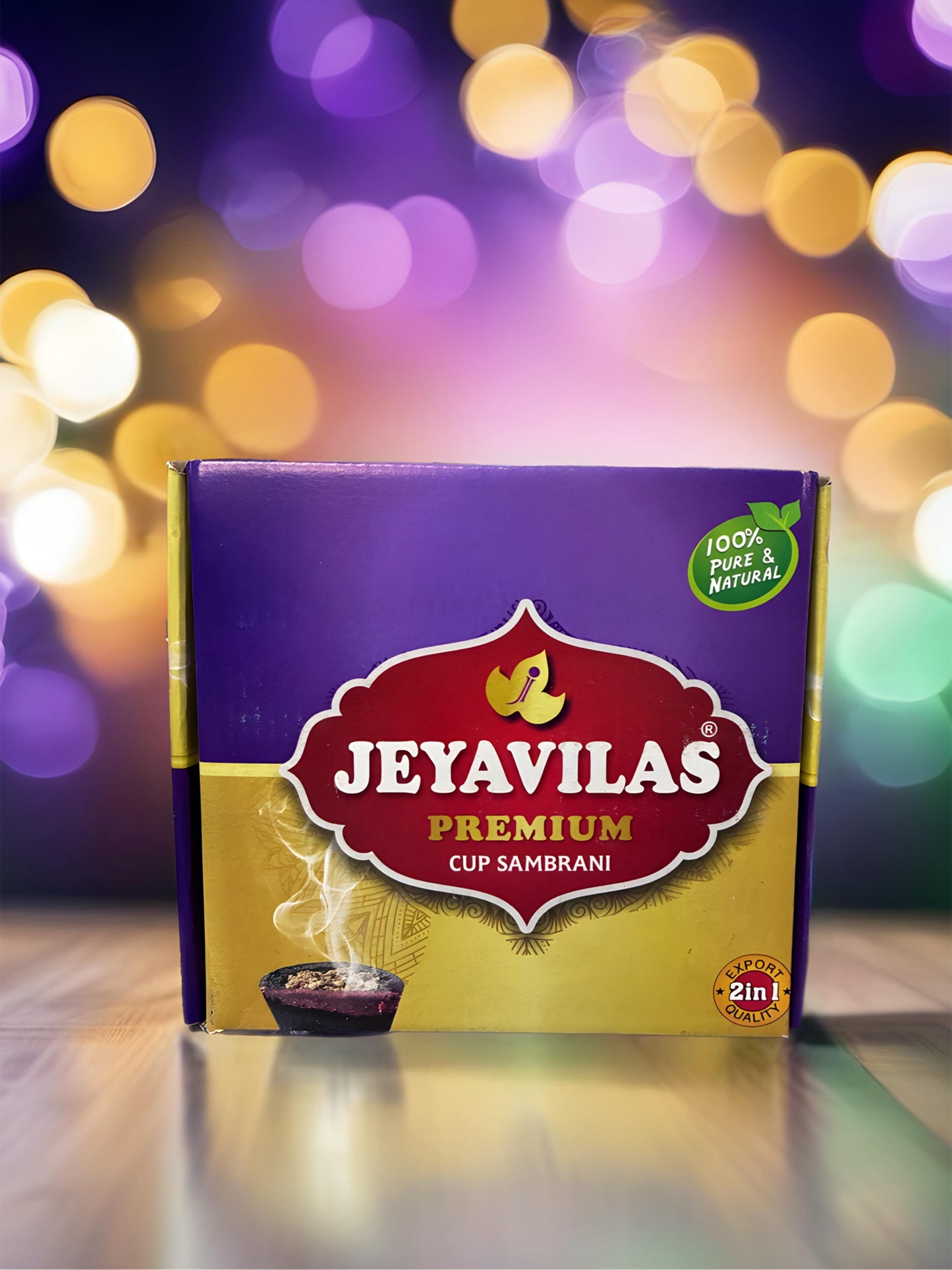 JEYAVILAS CUP SAMBRANI 12NO PACK WITH SAMBRANI POWDER FREE