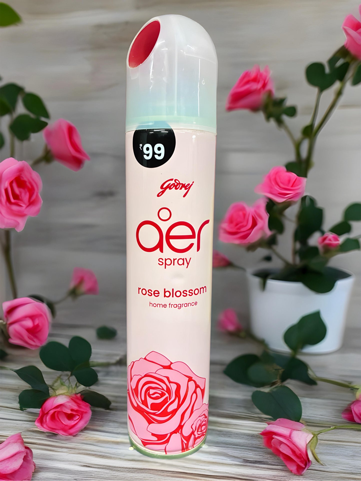 GODREJ AER SPRAY (room spray) ROSE BLOSSOM 99 RS