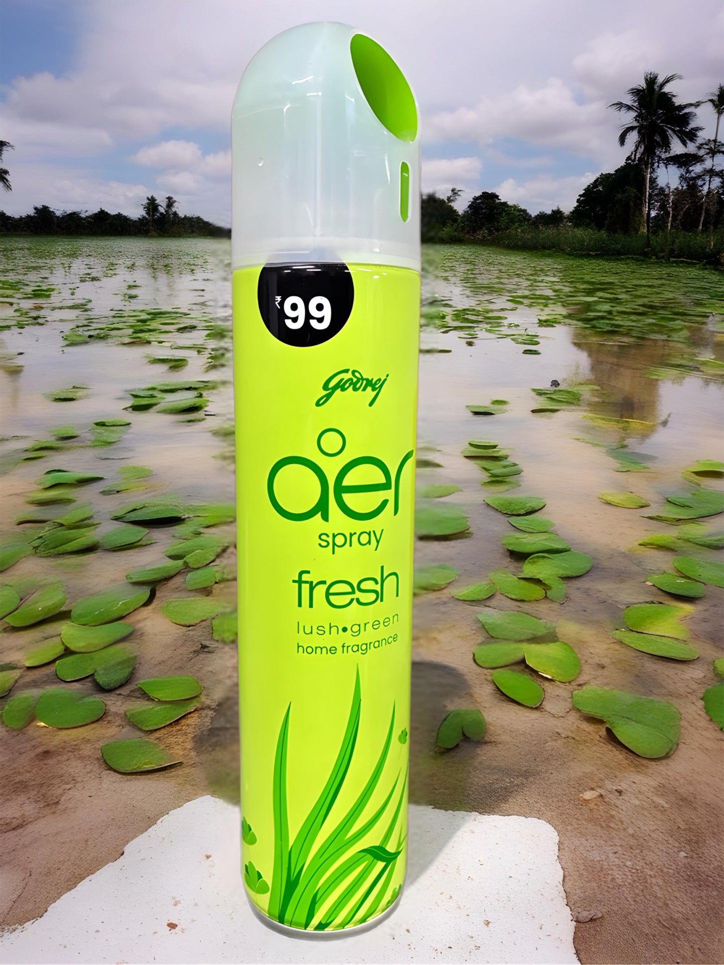 GODREJ AER SPRAY (room spray) FRESHLUSH GREEN 99 RS