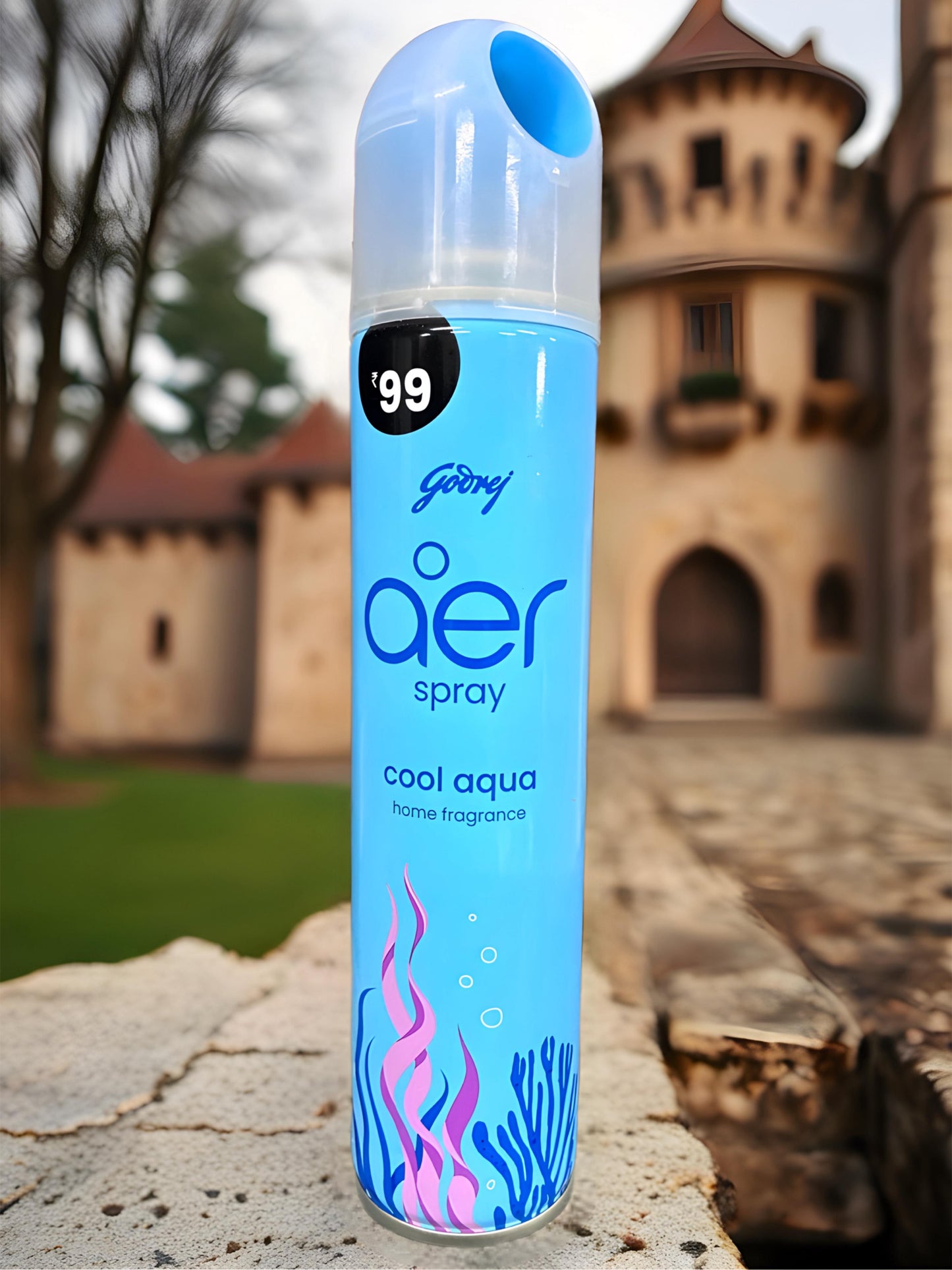 GODREJ AER SPRAY (room spray) COOL AQUE 99 RS