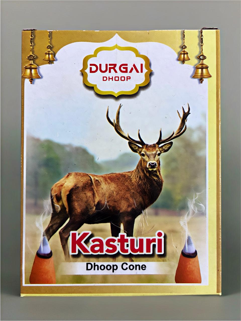 DURGAI KASTURI DHOOP CONE PACK OF 100 CONES