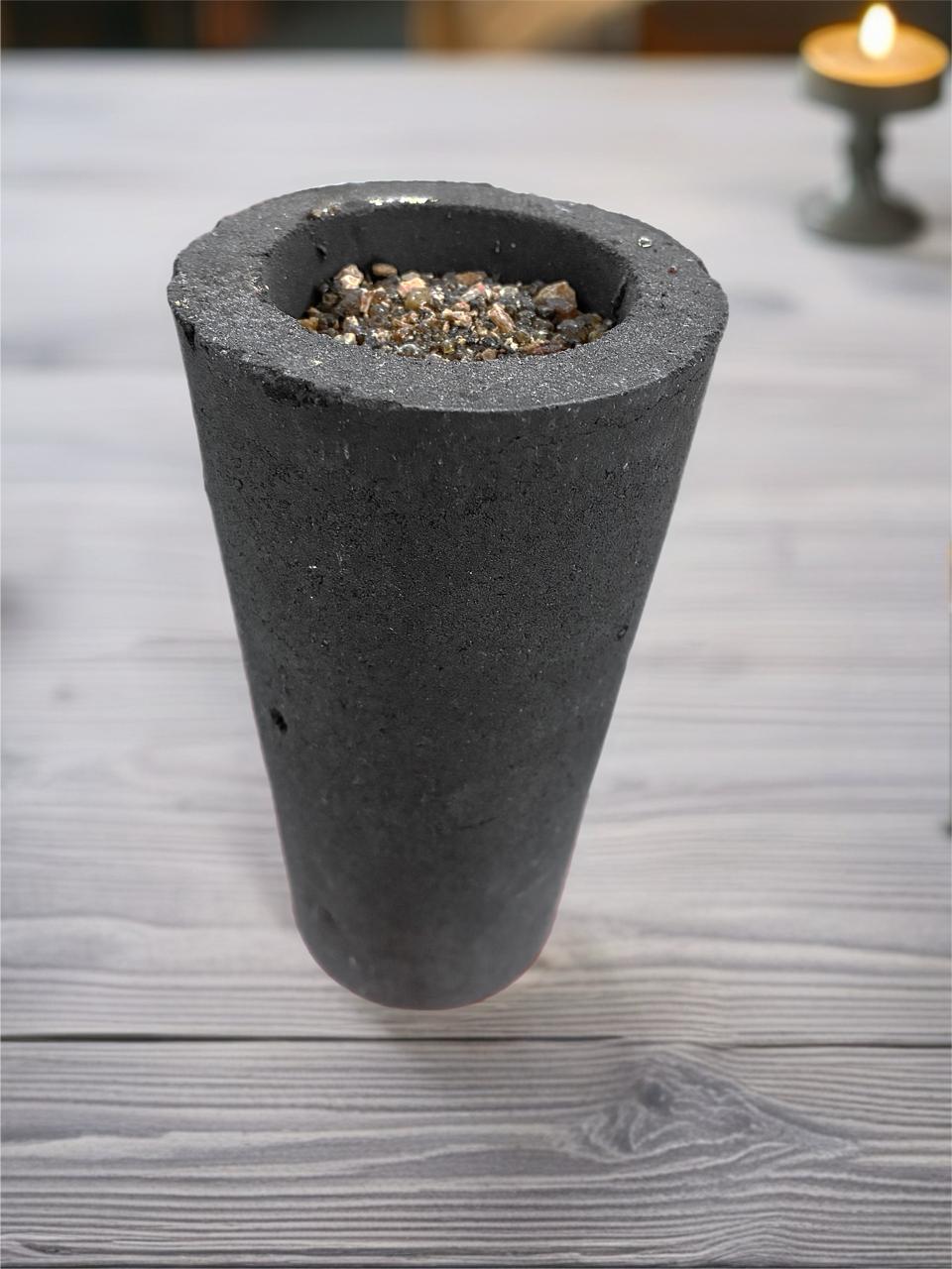 JEYAVILAS MEGA CUP SAMBRANI WITH SAMBRANI POWDER TOPINGS NET WEIGHT 490G TOTAL HEIGHT 17CMS BURNS UPTO 2 HOURS WITH DEVINE SCENT
