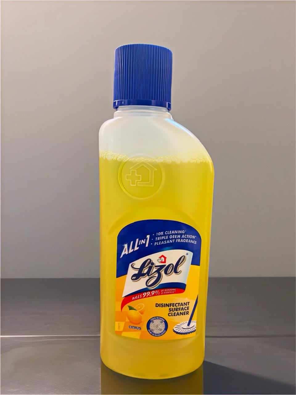 LYZOL DISINFECTANT SURFACE CLEANER CITRIC 500ML 10X CLEANING, TRIPLE GERM ACTION, PLEASANT FRAGRANCE